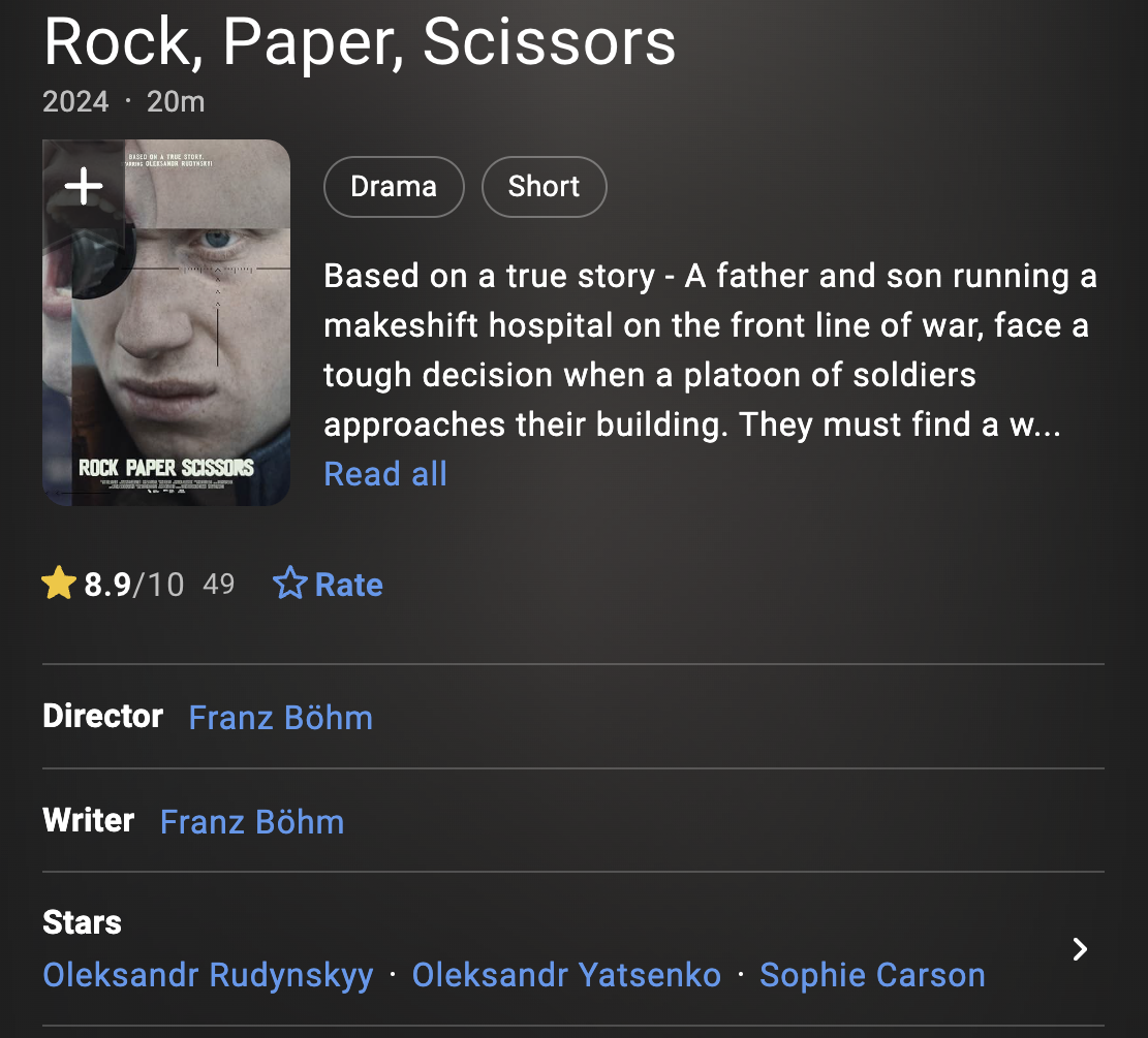 "Камень, бумага, ножницы": где смотреть фильм онлайн и почему он - уже легендарный